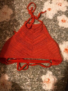 Xhilaration burnt orange Tie-Side Bikini Bottom